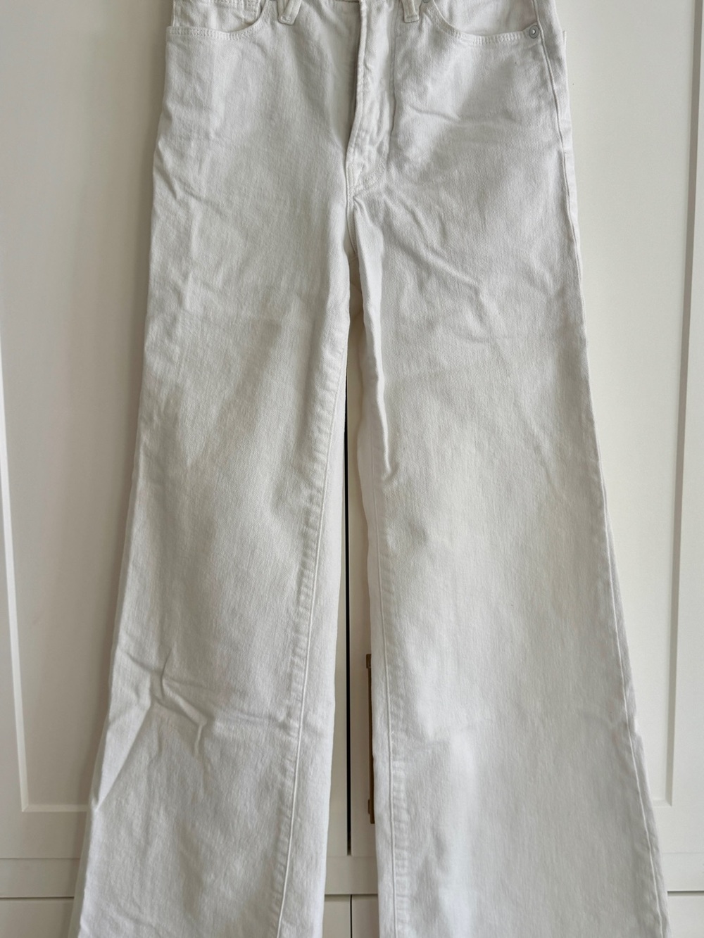 Good American White Wide-Leg Women's Jeans